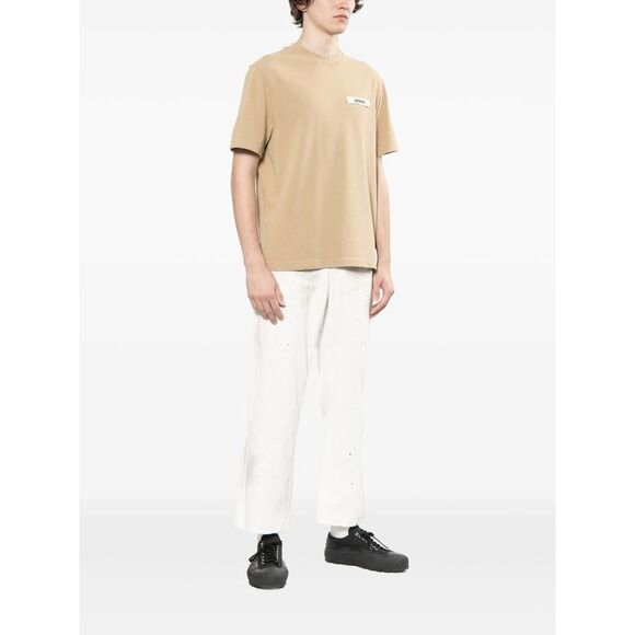 Jacquemus Neutrals T-Shirts & Vests - T-Shirts Men